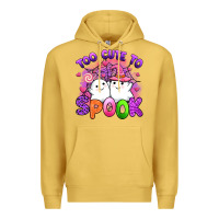 Antique Gold too cute spook Premium Hoodie - Artiststas