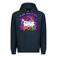 Navy too cute spook Premium Hoodie - Artiststas