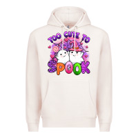 Pale Pink too cute spook Premium Hoodie - Artiststas