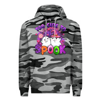 Slate Camo too cute spook Premium Hoodie - Artiststas