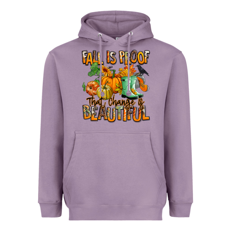 Fall Is Proof That Change Is Beautiful Heavyweight Hoodie by RanaPortraitStore | Teevron