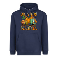 Navy Fall is proof that change is beautiful Heavyweight Hoodie - RanaPortraitStore