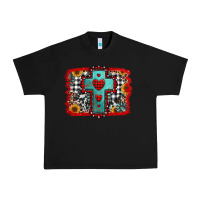 Black Christmas cross with background Urban Heavy Tee - Jasminsmagicworld