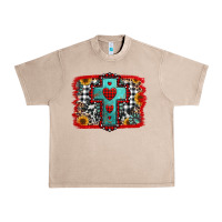 French Oak Christmas cross with background Urban Heavy Tee - Jasminsmagicworld