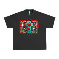 Pigment Black Christmas cross with background Urban Heavy Tee - Jasminsmagicworld