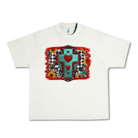 Pistachio Christmas cross with background Urban Heavy Tee - Jasminsmagicworld