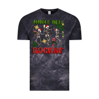 Cloud Black Jingle Bell Rockin' Vintage Tee - BundleAndBundleShop