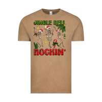 Vintage Coffee Jingle Bell Rockin' Vintage Tee - BundleAndBundleShop
