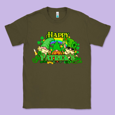 St. Patrick's Day Gnomes Classic Tee Designed By Howdyjamesfarm