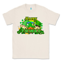 Natural St. Patrick's Day gnomes Classic Tee - HowdyJamesFarm