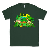 Sports Green St. Patrick's Day gnomes Classic Tee - HowdyJamesFarm
