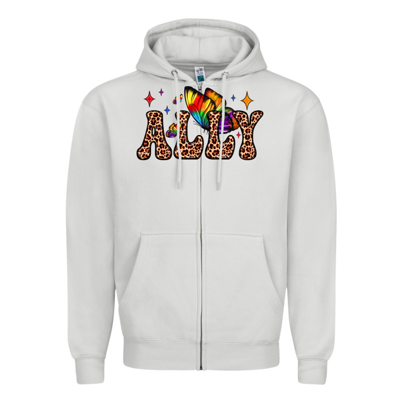 Ally Zipper Hoodie by JahusDesignShop | Teevron