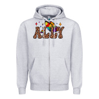 Heather Grey ally Zipper Hoodie - JahusDesignShop