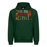 Forest Green Christmas Spirit Activate Urban Hoodie - RanaPortraitStore