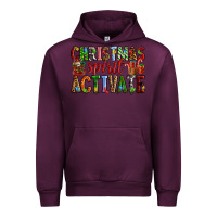Mauve Wine Christmas Spirit Activate Urban Hoodie - RanaPortraitStore