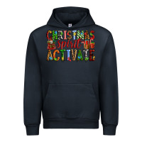 Navy Christmas Spirit Activate Urban Hoodie - RanaPortraitStore