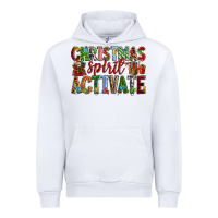 White Christmas Spirit Activate Urban Hoodie - RanaPortraitStore