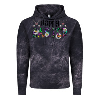 Cloud Black Happy Easter Vintage Hoodie - CowhideDigitalArt