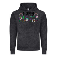 Vintage Black Happy Easter Vintage Hoodie - CowhideDigitalArt
