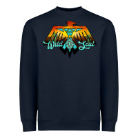 Navy thunderbird wild soul Heavyweight Sweatshirt - JahusDesignShop