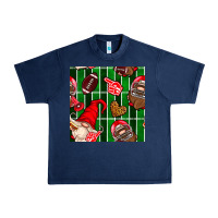 Navy american football gnomes Urban Heavy Tee - BundleAndBundleShop
