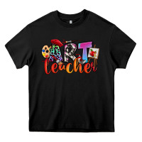 Black art teacher Heavy Core Tee - RanaPortraitStore