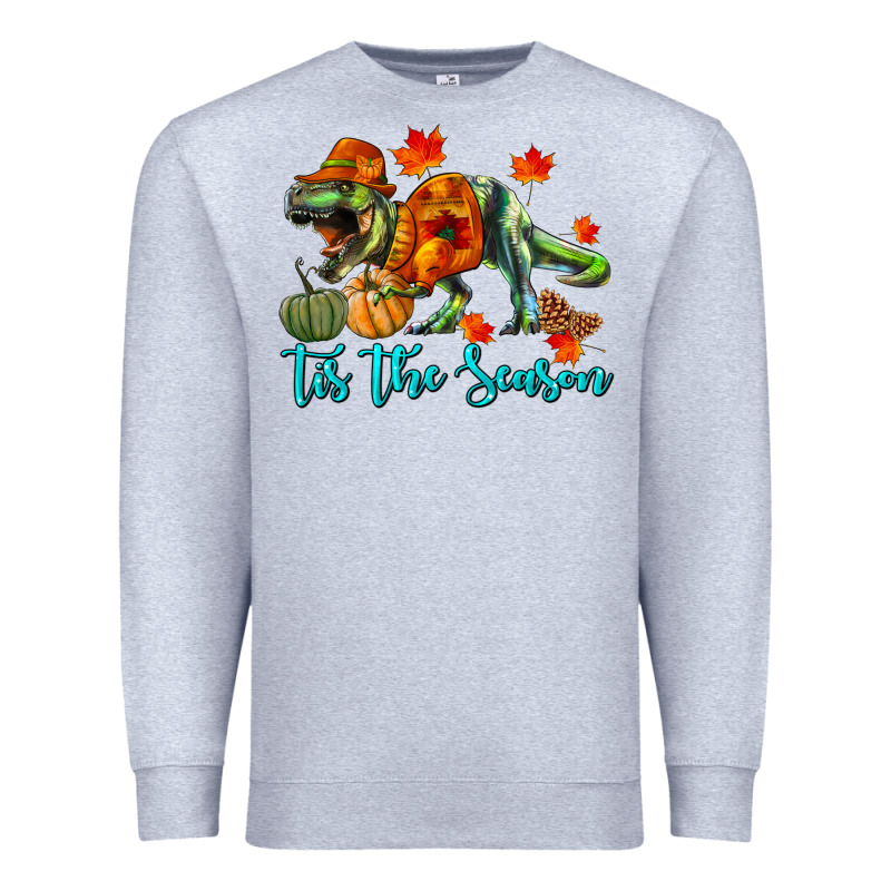 T- Rex Tis The Season Premium Sweatshirt by RanaPortraitStore | Teevron