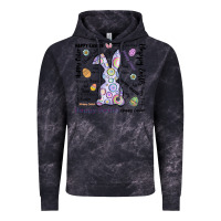 Cloud Black Happy Easter Vintage Hoodie - CowhideDigitalArt