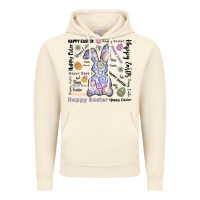 Vintage Artic Happy Easter Vintage Hoodie - CowhideDigitalArt