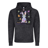 Vintage Black Happy Easter Vintage Hoodie - CowhideDigitalArt