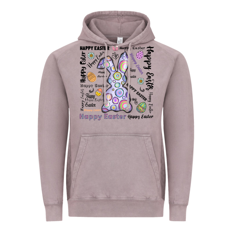 Happy Easter Vintage Hoodie by CowhideDigitalArt | Teevron