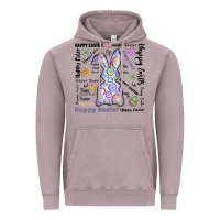 Vintage Zinc Happy Easter Vintage Hoodie - CowhideDigitalArt