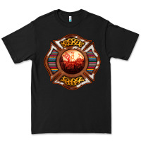 Black Western Firefighter Symbol Premium Tee - RanaPortraitStore