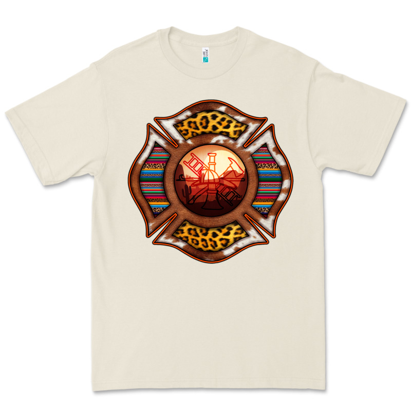 Western Firefighter Symbol Premium Tee by RanaPortraitStore | Teevron