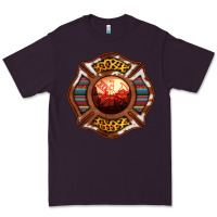 Plum Western Firefighter Symbol Premium Tee - RanaPortraitStore