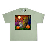 Oil Green headstone and coffin tumbler Urban Heavy Tee - BundleAndBundleShop