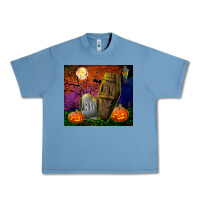 Pebble Blue headstone and coffin tumbler Urban Heavy Tee - BundleAndBundleShop