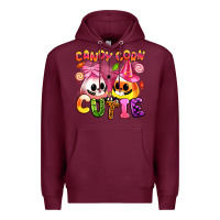 Burgundy candy corn cutie Premium Hoodie - Artiststas
