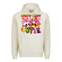 Oatmeal Heather candy corn cutie Premium Hoodie - Artiststas