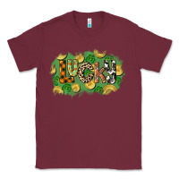 Burgundy Western lucky St. Patrick's Day Classic Tee - CowGirlArtShop