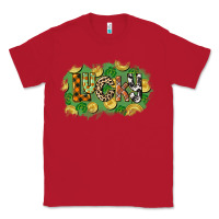 Red Western lucky St. Patrick's Day Classic Tee - CowGirlArtShop