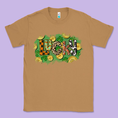 Western Lucky St. Patrick's Day Classic Tee Designed By Cowgirlartshop