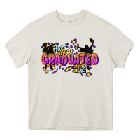 Cream just graduated 2024 Heavy Core Tee - CowGirlArtShop
