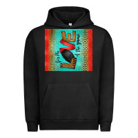 Pigment Black for the love of the game ice hockey Urban Hoodie - Jasminsmagicworld