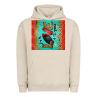 Pigment French Oak for the love of the game ice hockey Urban Hoodie - Jasminsmagicworld
