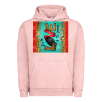 Pigment Salmon for the love of the game ice hockey Urban Hoodie - Jasminsmagicworld