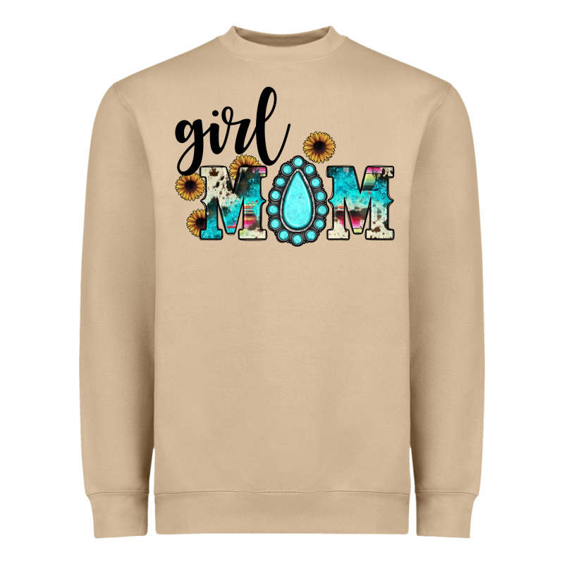 Girl Mom Heavyweight Sweatshirt by JahusDesignShop | Teevron