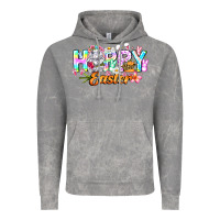 Cloud Rock Happy Easter Vintage Hoodie - CowhideDigitalArt