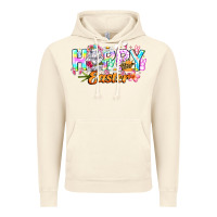 Vintage Artic Happy Easter Vintage Hoodie - CowhideDigitalArt