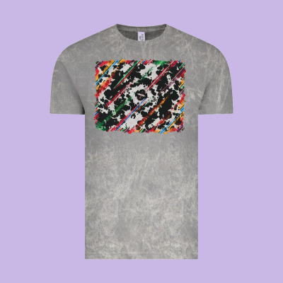 Cowhide And Serape Background Vintage Tee Designed By Ranaportraitstore